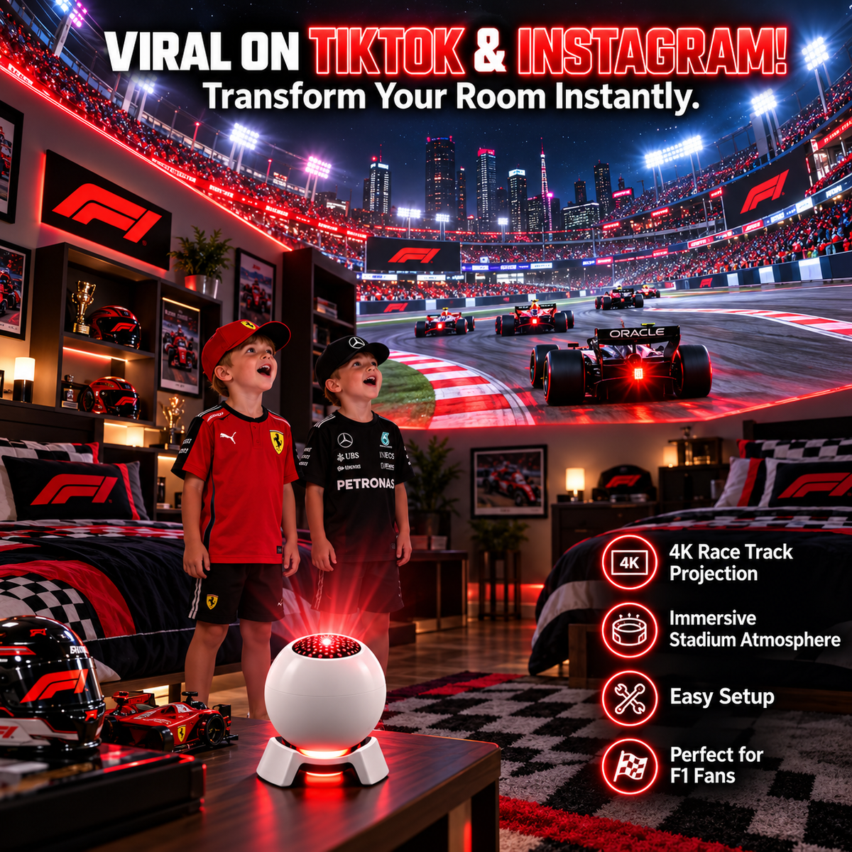 F1Glow™ Projector