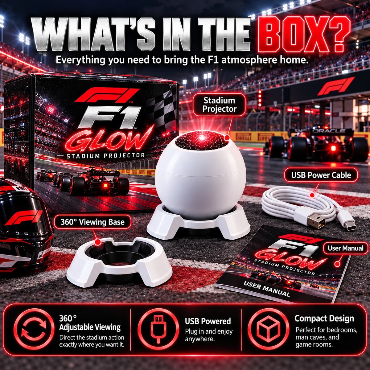 F1Glow™ Projector